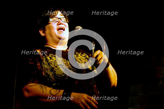 Lea DeLaria, Brunswick, Hove, West Sussex, Nov 2009. Creator: Brian O'Connor.