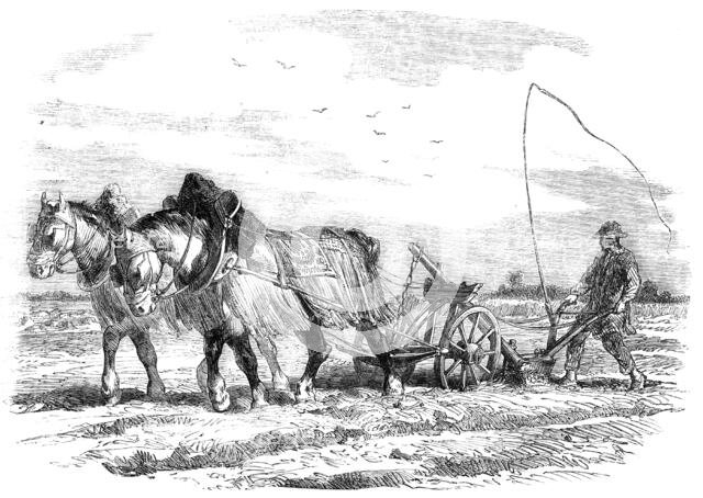 Ploughing in France, 1854. Creator: Unknown.