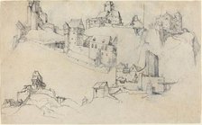 Hilltop Castles, c. 1546. Creator: Augustin Hirschvogel.