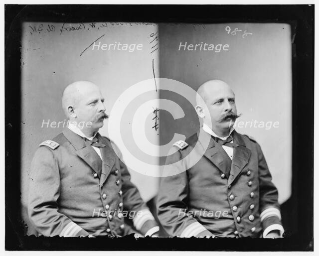 Paymaster Albert W. Bacon, U.S.N., 1865-1880. Creator: Unknown.