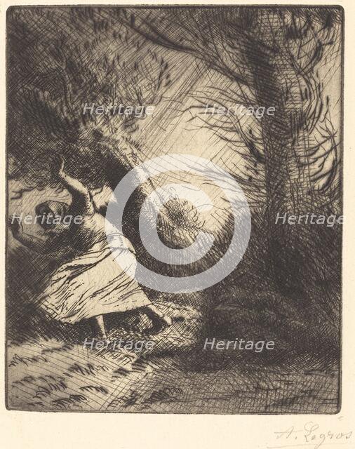 Thunder (Un coup de foudre). Creator: Alphonse Legros.