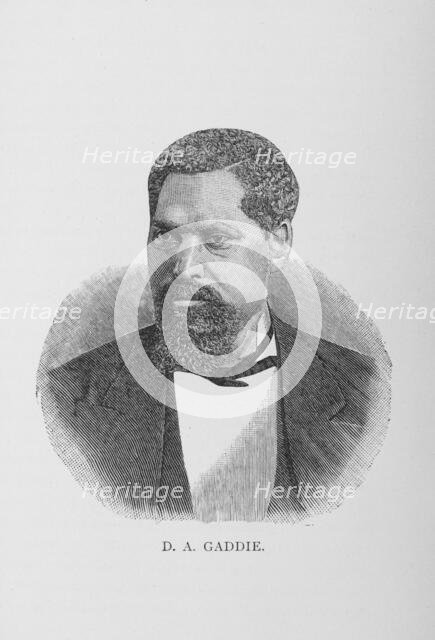 D. A. Gaddie, 1887. Creator: Unknown.