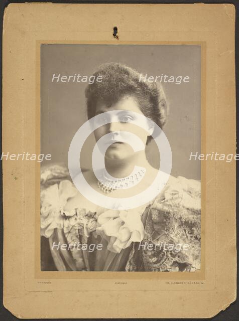 Portrait of a Woman, late 19th-early 20th century. Creator: Alexander Bassano.