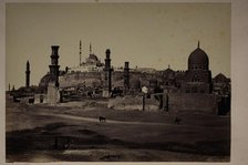 Tombs In Southern Cemetary, Cairo, Printed 1879. Creator: Francis Frith.