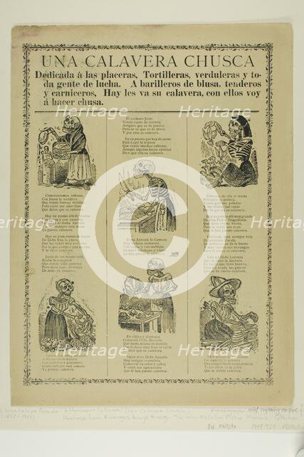 A Humorous Calavera, n.d. Creator: José Guadalupe Posada.