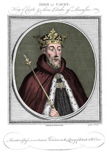 John of Gaunt, Duke of Lancaster (1340-1399). Artist: Unknown.
