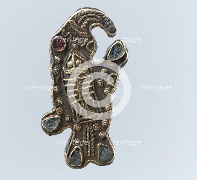 Bird-Shaped Brooch, Frankish, second half 6th century. Creator: Unknown.