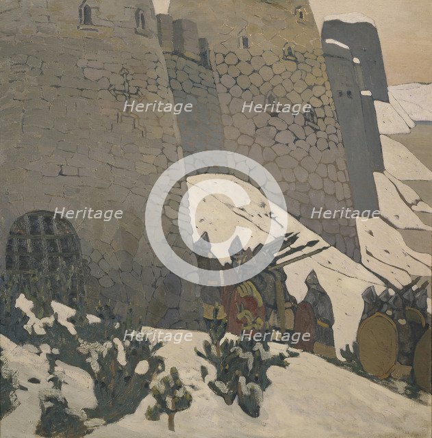 The Watch, 1905. Artist: Roerich, Nicholas (1874-1947)