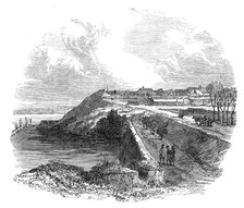 The War in Denmark: fortifications of Fredericia - the Oldenburg Bastion, 1864. Creator: Unknown.