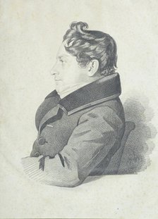 Portrait of Nikolay Adrianovich Divov (1792-1878), 1830s. Creator: Hampeln, Carl, von (1794-after 1880).