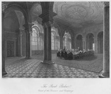 'The Bank Parlour. Court of the Governor and Company', c1841. Artist: Henry Melville.