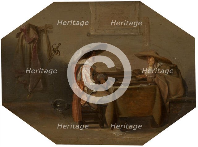 Tric-Trac Players. Creator: Pieter Codde.