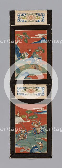 Panel (For a Screen), China, Qing dynasty (1644-1911), 1875/1900. Creator: Unknown.