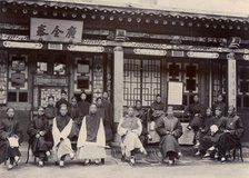 Chinese merchants in Maimachen, 1900. Creator: Nikolai Nikolaevich Petrov.