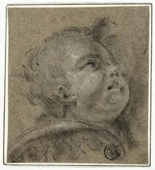 Putto's Upturned Face, n.d. Creator: Unknown.