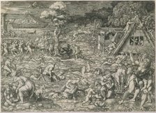 The Deluge, 1544. Creator: Dirck Vellert.