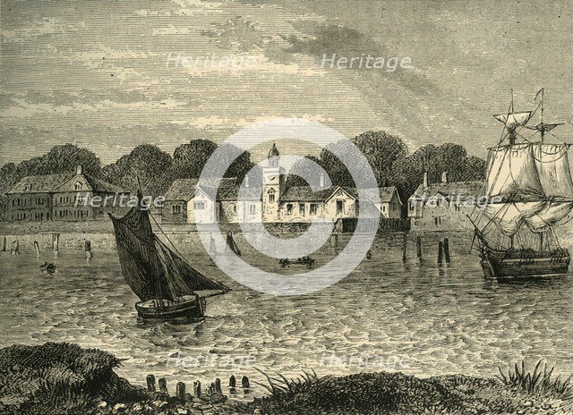 'The Duke of Norfolk's Almshouses, in 1796', (c1878). Creator: Unknown.