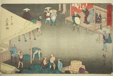 Ishiyakushi—No. 45, from the series "Fifty-three Stations of the Tokaido (Tokaido..., c. 1847/52. Creator: Ando Hiroshige.