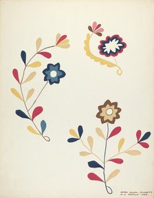 Design from Proposed Portfolio, 1935/1942. Creator: Majel G. Claflin.