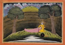 The Swooning of Lakshmana, Folio from a Ramayana (Adventures of Rama), c1775. Creator: Unknown.
