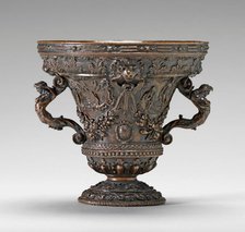 Cup with Allegorical Scenes and Shields of Este Arms, 1560s. Creator: Unknown.