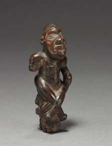Male Figurine or Finial, early 1800s-early 1900s. Creator: Unknown.