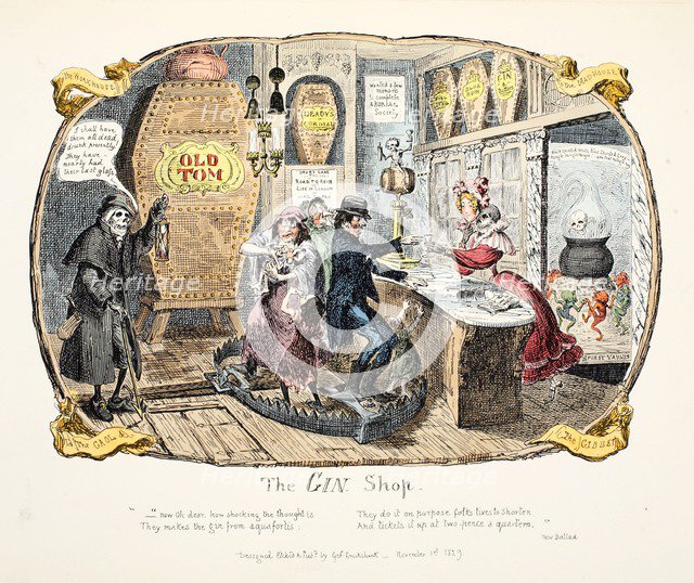 The Gin Shop, 1829.