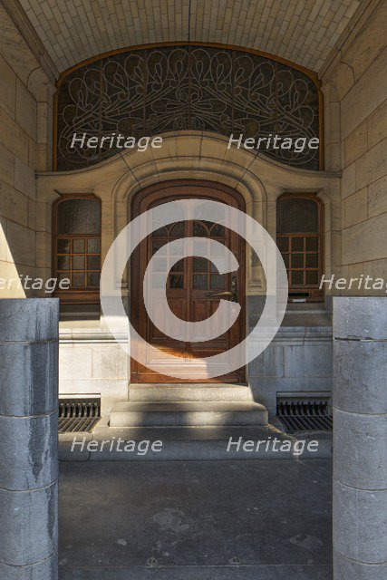 Hotel Otlet, 13 Rue de Florence, Brussels, Belgium, c2014-2017. Artist: Alan John Ainsworth.