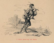 'A Dane securing his Booty', c1860, (c1860). Artist: John Leech.