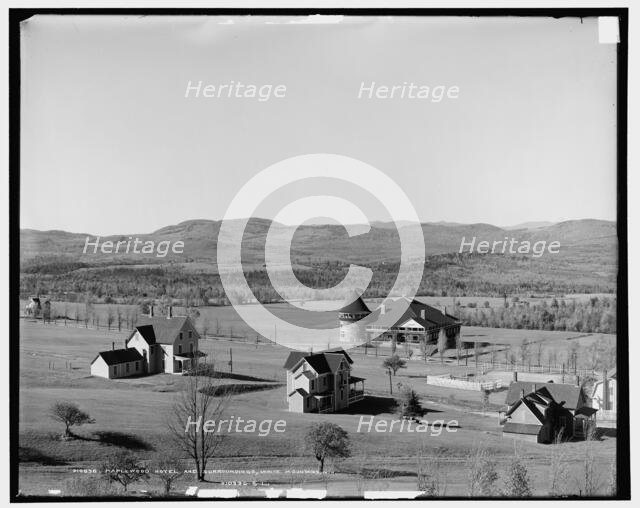 Maplewood Hotel and surroundings, White Mountains, N.H., c1904. Creator: Unknown.