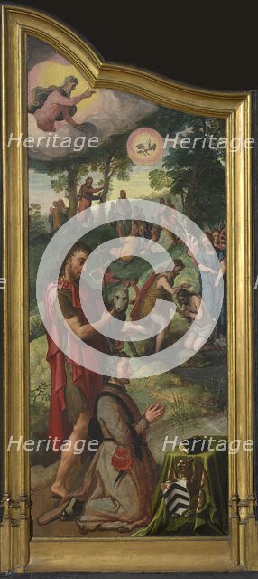 Jan van der Biest Triptych (left panel). Creator: Aertsen, Pieter (1508-1575).