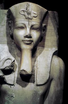 Pharaoh Amenhotep III (Amenophis III), Sobek Temple, Dakamsha, Egypt, c1380 BC. Artist: Unknown