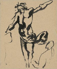 Gesture, movement study, 1940-1944. Creator: Ján Novák.