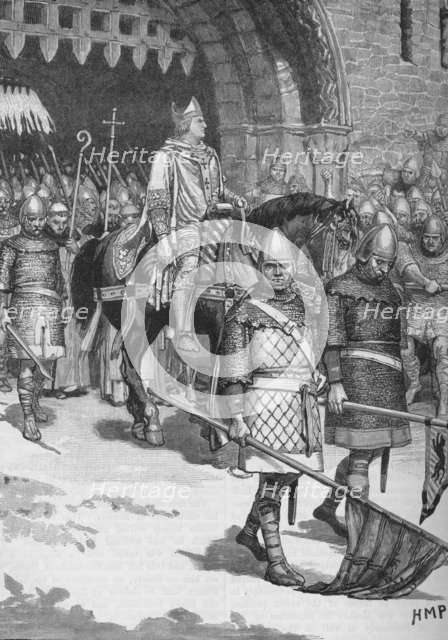 Departure of Bishop Odo from Rochester, 1088 (1905). Artist: HMP.