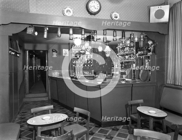 Interior of the Ferryboat Inn, Mexborough, South Yorkshire, 1956. Artist: Michael Walters