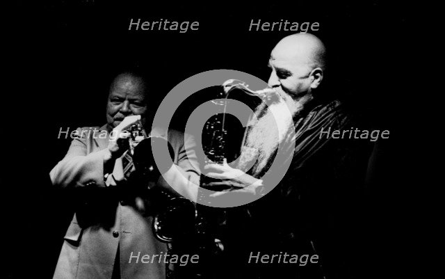 Billy Butterfield, Tony Scott, Pizza Express, Dean St, London, February 1981.  Artist: Brian O'Connor.