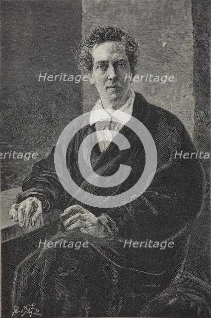 Portrait of Count Alexey Alexeyevich Perovsky (1787-1837), writer Antony Pogorelsky, 1890.