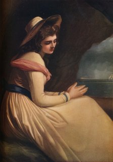 'Lady Hamilton as Ariadne', c18th century. Artist: Henry T Greenhead.