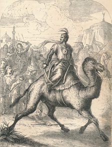 Saladin Escaping on a swift Dromedary, 1869. Artist: Unknown