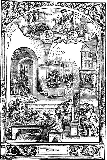 Mercury, 1531. Artist: Sebald Beham