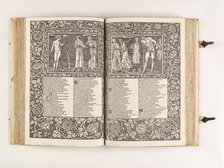 The Kelmscott Chaucer - The Works of Geoffrey Chaucer Now Newly Imprinted, 1896. Creator: Sir Edward Coley Burne-Jones.