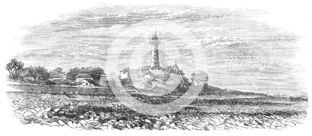 Lighthouse on Colaba Point, near Bombay, 1868. Creator: Unknown.