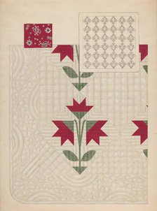 Quilt, c. 1937. Creator: Dorothy Posten.