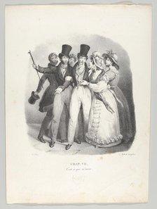 Chap. VII: C'est à qui m'aura (Who will claim me?), 1824. Creator: Victor Adam.