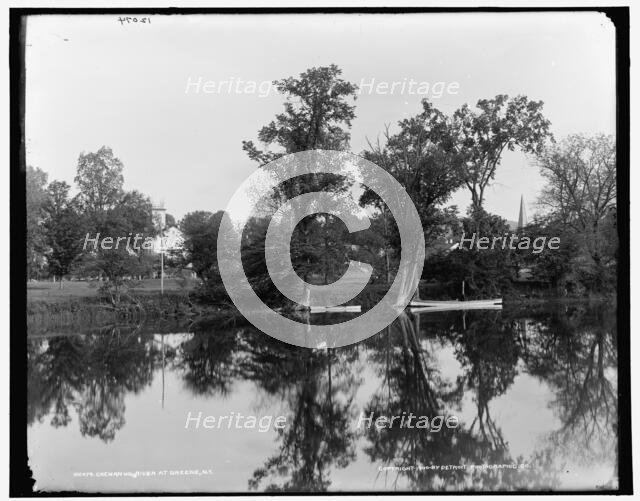 Chenango River at Greene, N.Y., c1900. Creator: Unknown.