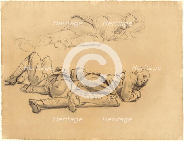 Studies for "Gassed", 1918-1919. Creator: John Singer Sargent.