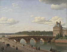 Pont Royal seen from Quai Voltaire, 1812. Creator: CW Eckersberg.
