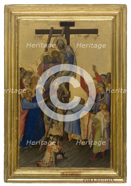 Descent from the Cross, 1320-1330. Creator: Simone Martini.