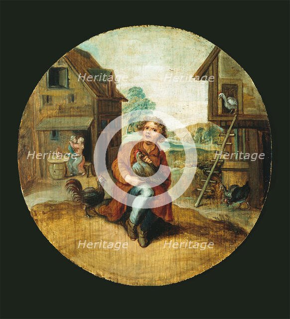 In the Farmyard, c1620-1660. Creator: Adriaen van de Venne.