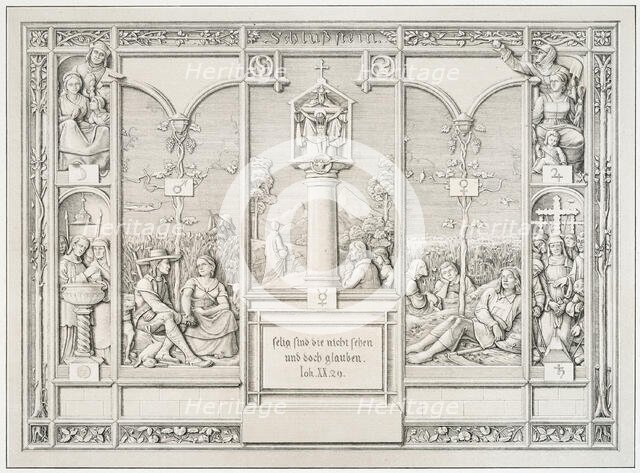 Coping-stone, 1823. Creator: Ferdinand Olivier.